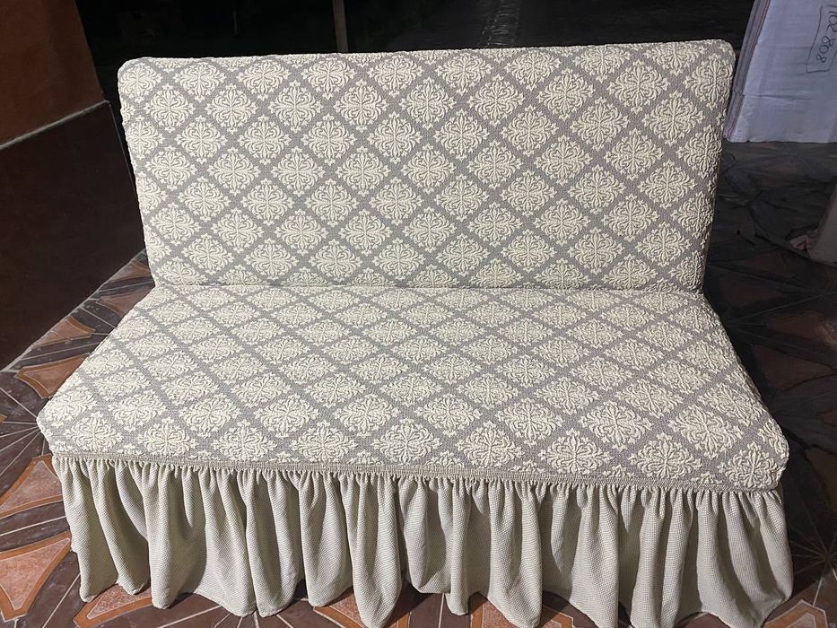 Чехол уголок  диван кресла  жакард