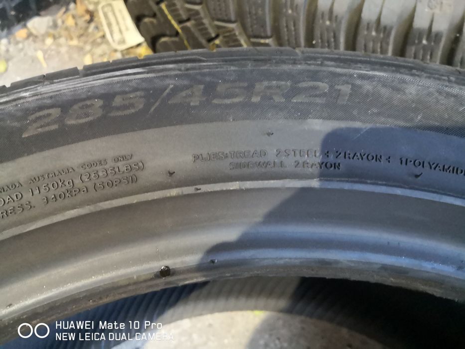 285 45 21 цола гуми hankook dot 22