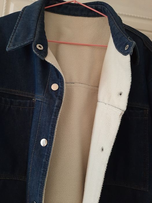 Джинсовая утепленная куртка