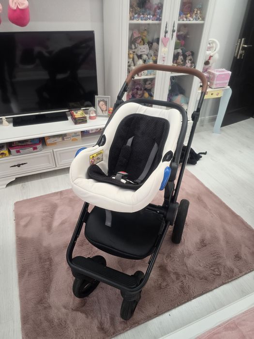 Carucior krausman 3 in 1 topaz lux alb
