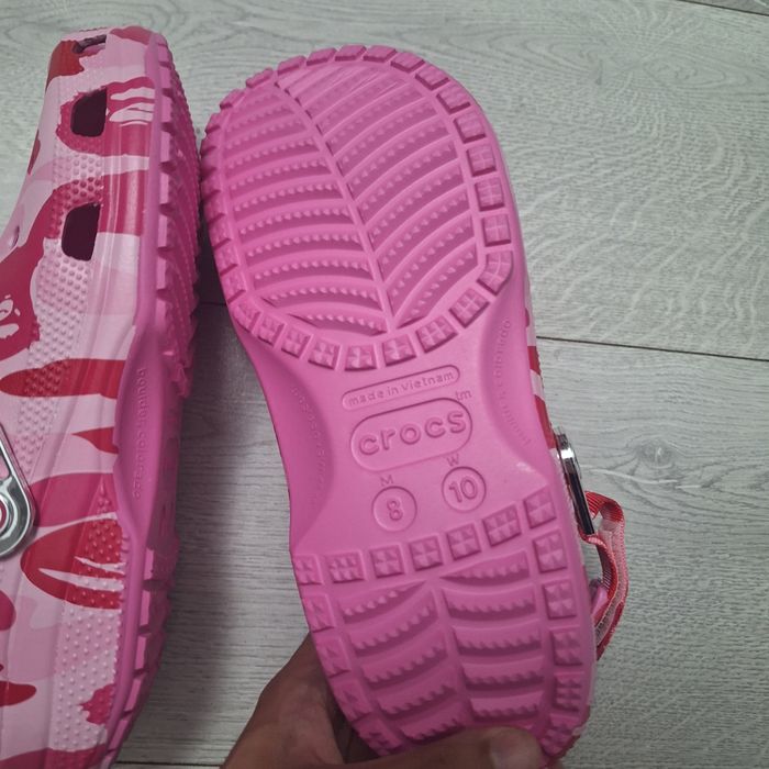Papuci Crocs x Bape