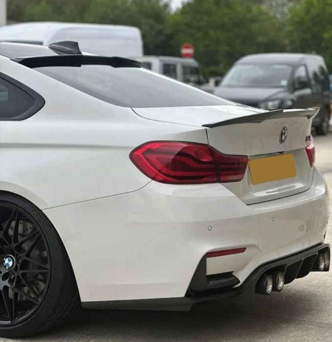 Eleron spoiler codita luneta BMW Seria 4 F32 model M4 negru lucios