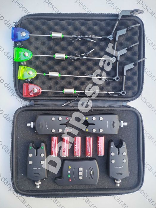 Set 4 Avertizori cu Statie Wind Blade 527 cu penar si 4 swingeri mk2