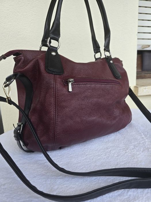 Стильная вместительная кожаная сумка из Испании