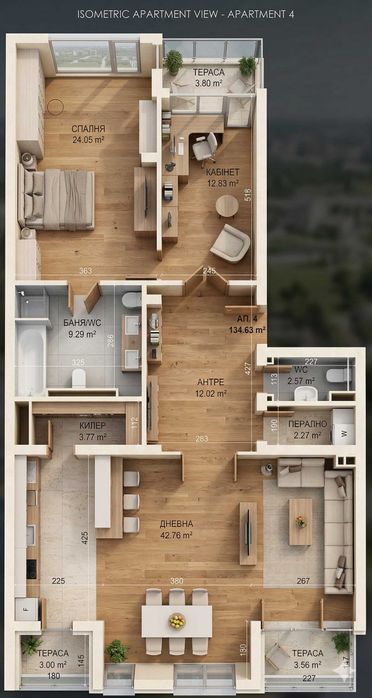 3 стаен/морска панорама/от СОБСТВЕНИК/42кв.м всекидневна/24кв.м основна спалня
