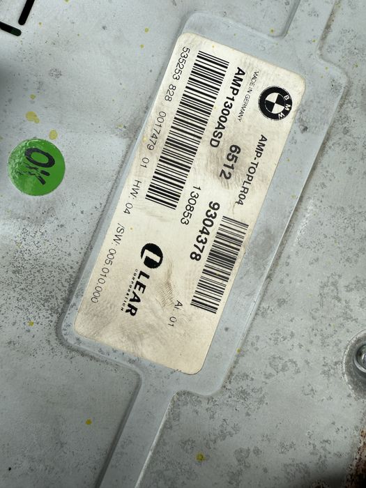 Усилвател bowers and wilkins bmw f10 f11 f06 f12 f13 боверс вилкинс