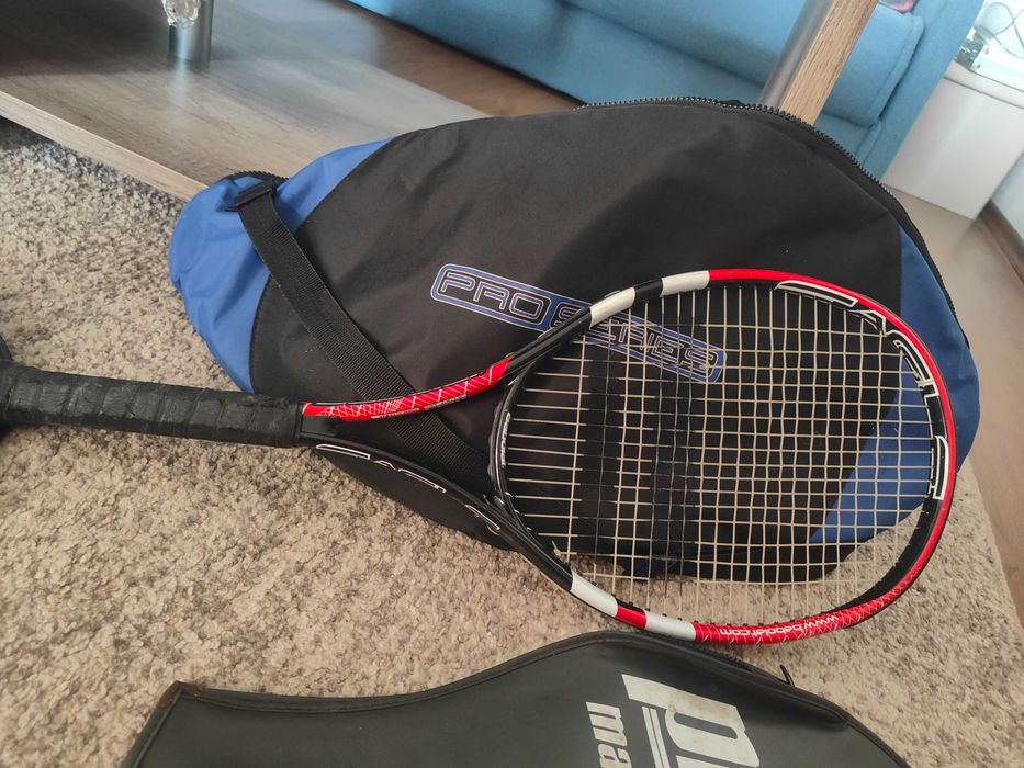 Rachetă de tenis Prince și Babolat