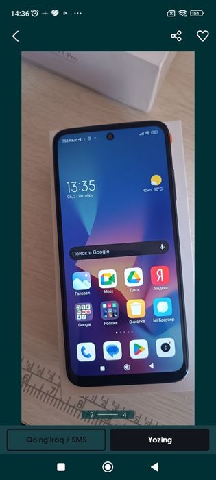 Redmi 10  Global sotiladi 4 /128 G yangiday turibti ayol kishi ishlatg