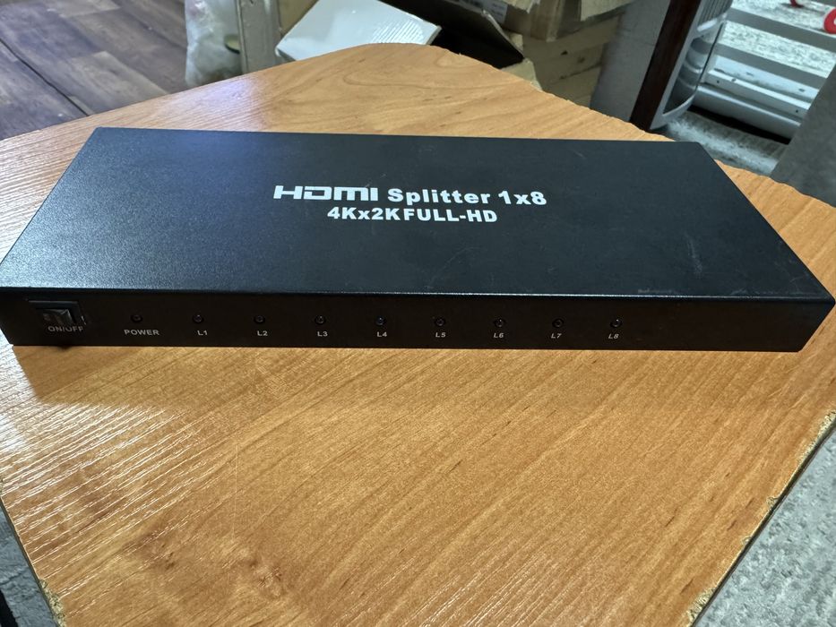 Сплиттер HDMI 1x8 4Kx2K full-hd