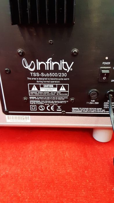 Sistem 5.1 Infinity Oreus Sateliți Aluminiu