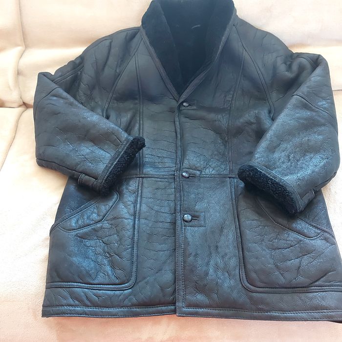 Аржентински мъжки кожух от мека анешка кожа