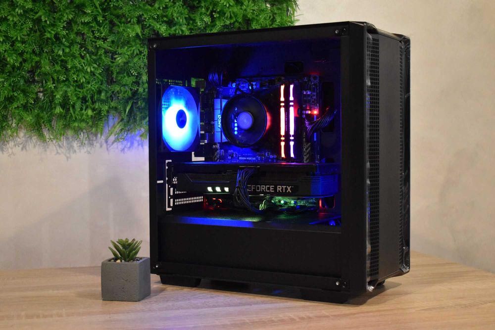 Геймърски Компютър Ryzen 5 5600x | Rtx 3070 | 16GB ram | 512GB Ssd |