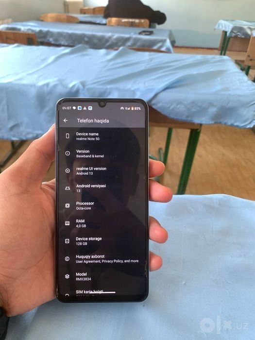 Realme Note.  50