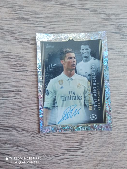 Card UCL 24/25 Semnătura Ronaldo