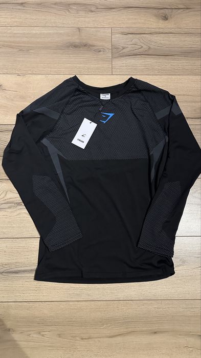 Bluza Gymshark Onyx V5 Albastra Compresie