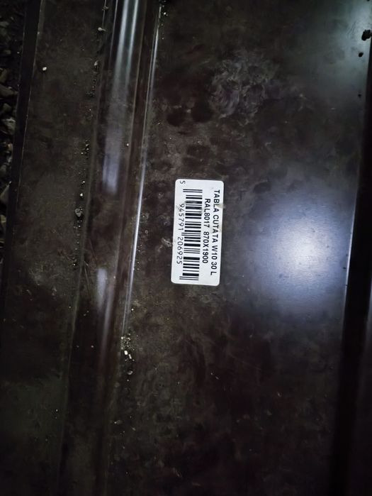 Tablă cutată - maro închis