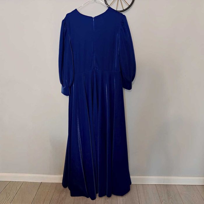 Rochie lungă de ocazie, realizată pe comandă – mărimea 50–52