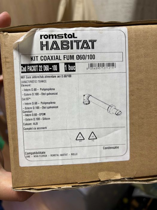 microcentrala FONDITAL DELFIS KC, KIT evacuare 24 kw