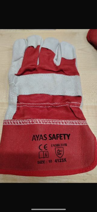 Перчатки рабочи монтажный коженый