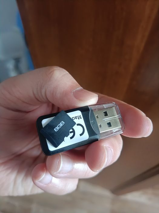 SD флешка + кардрайдер