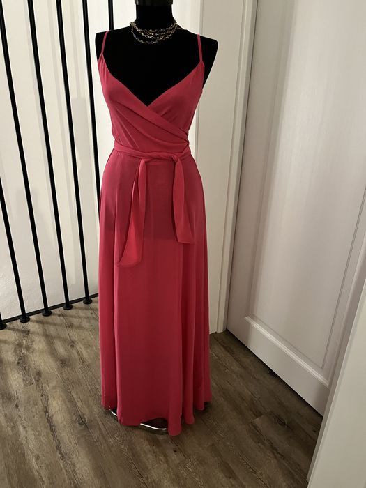 Rochie lunga roz superba ASOS