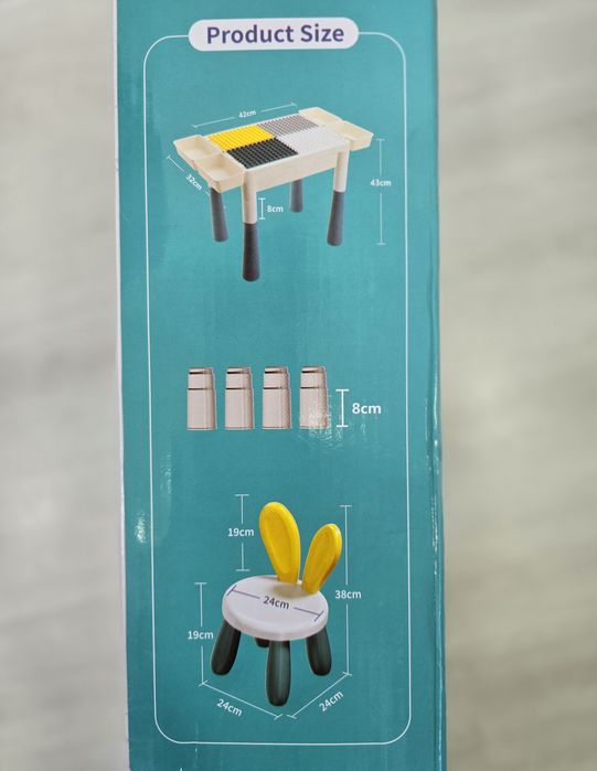 "Стол для LEGO" +стул + LEGO DUPLO