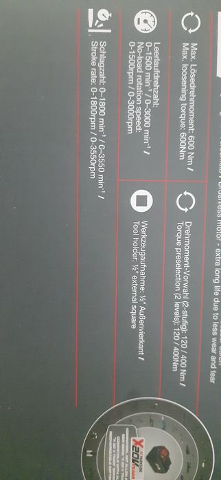 Bormasina impact 600Nm parkside
