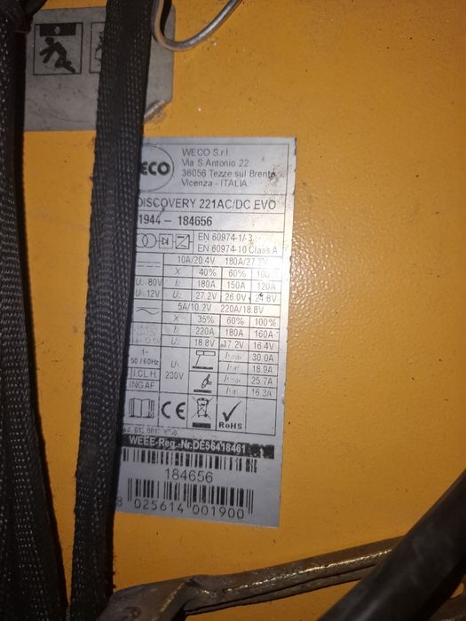 Vand aparat sudura tig wig