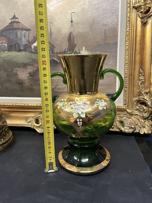 Стара,колекционерска ваза Бохемия,Чехия