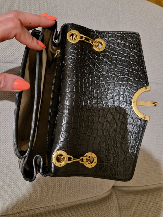 Geantă piele Musette Black