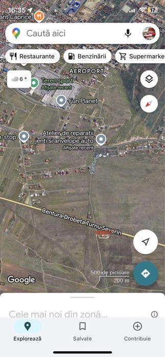 Teren de vânzare  aeroport Drobeta turnu Severin