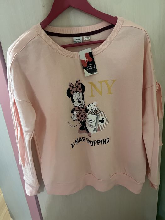 пуловер суичър DISNEY розов