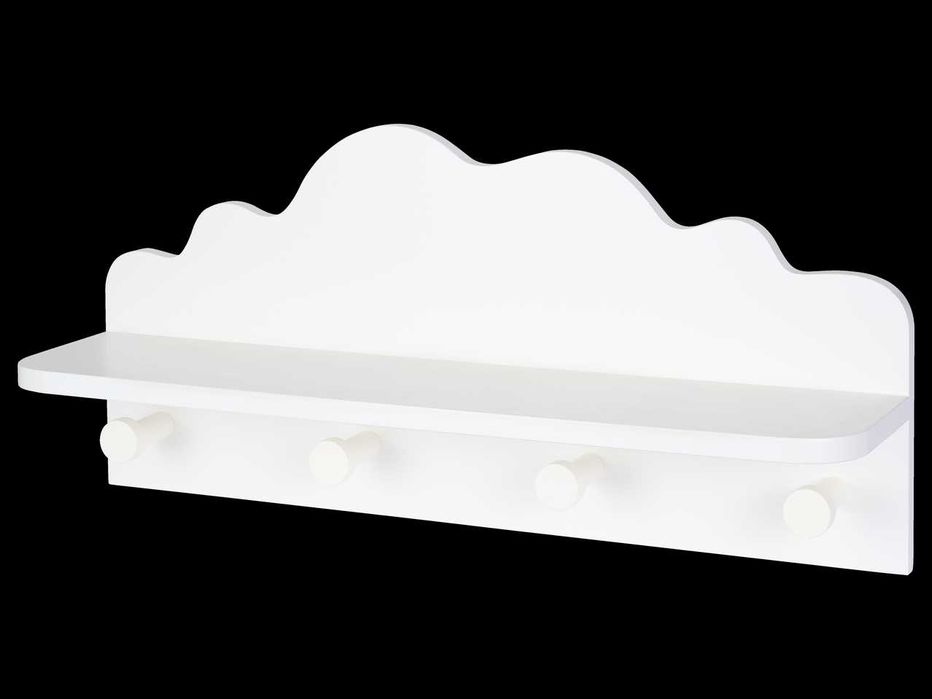 Детска закачалка за стена Облак Син Бял