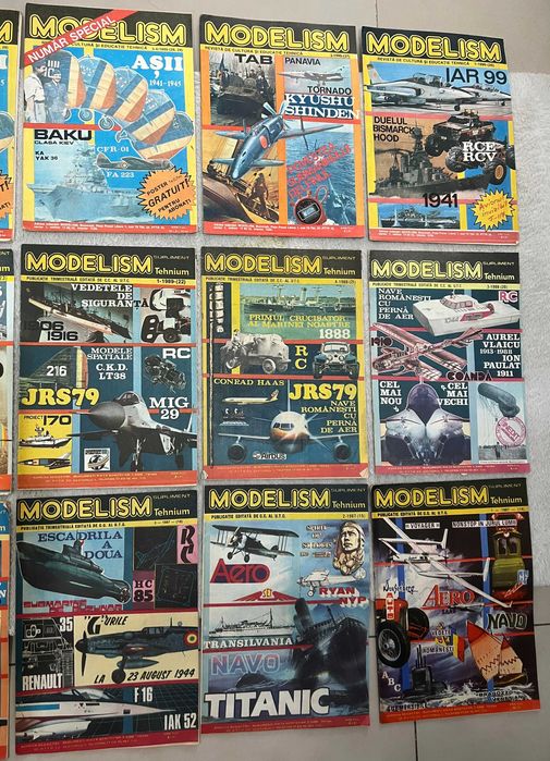 Lot 48 reviste Modelism anii 80 90 colectie