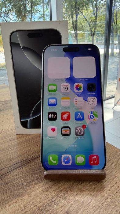 iPhone 16 Pro•128GB/96%White  Айфон 16 Про•128Гб/96%Ақ