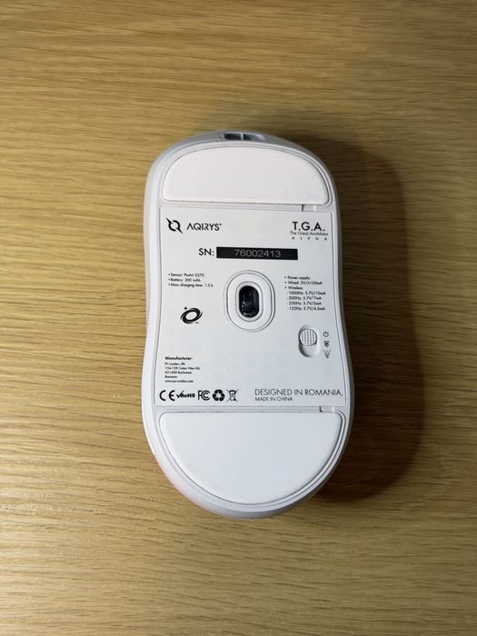 Mouse Gaming Wireless AQIRYS T.G.A. Alpha