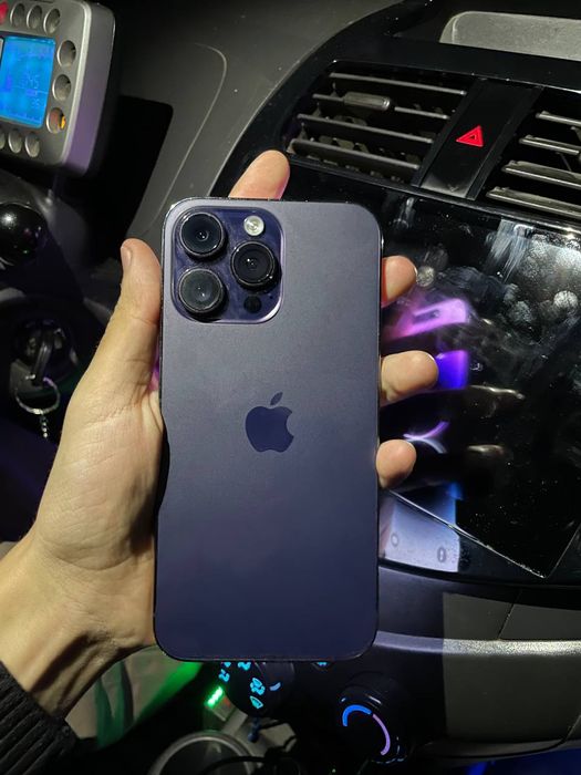 Iphone 14 pro max 128 gb 2 ta simkartali holati zor 85% yamkost