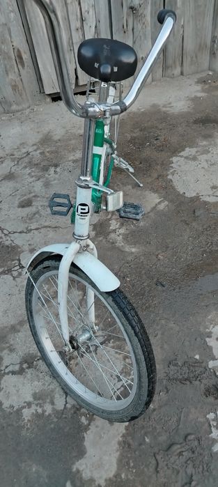 Кама велосипед зеленый