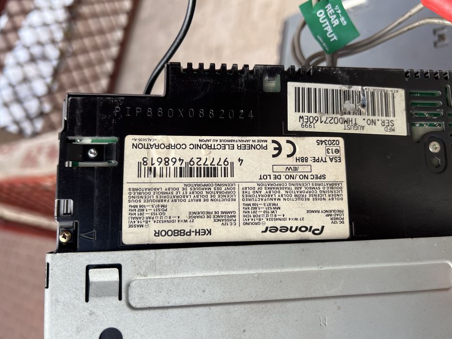 De vanzare player auto pioneer/jvc/sony (radio/casetofon/cd-player)