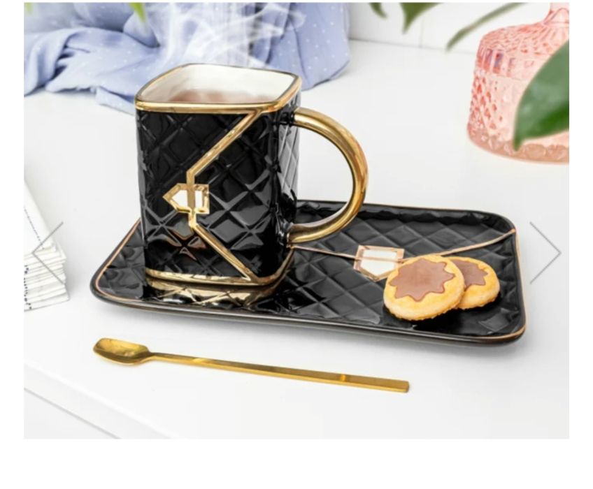 Set cana și tavita moderna în formă de poseta