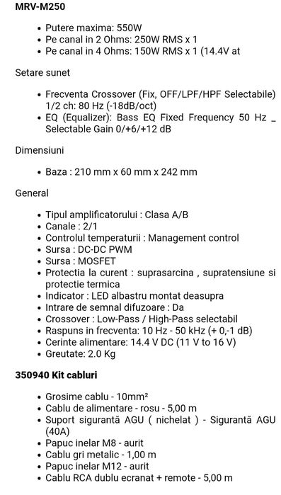 Subwoofer aplin 800w