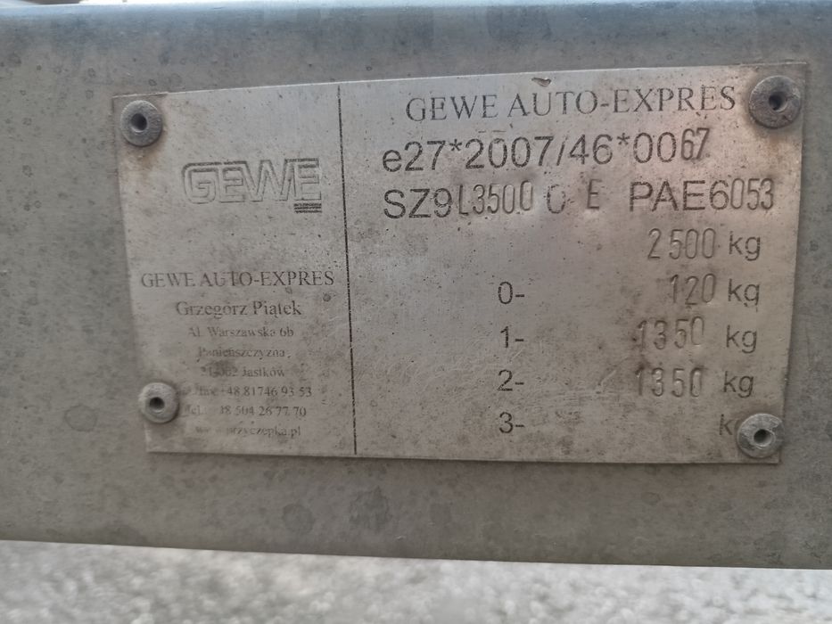 Платформа Gewe L3500 Germany