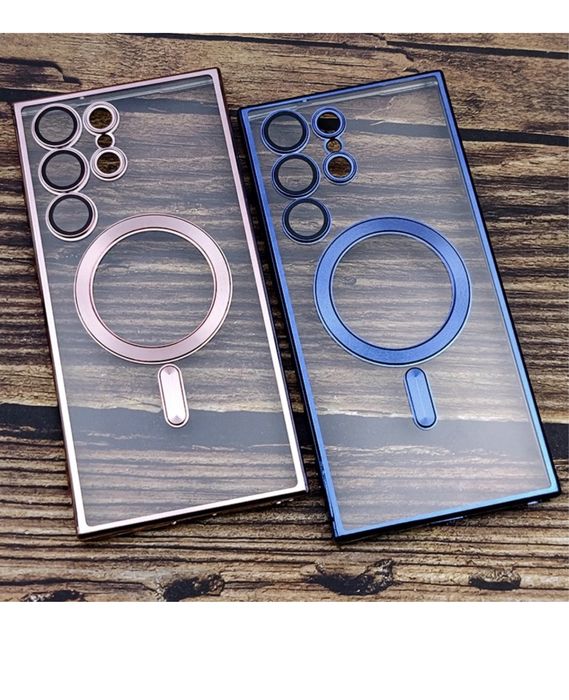 Samsung S22 S23 PLUS S24 S25 S26 ULTRA S24 FE Husa Glow Margine Cerc