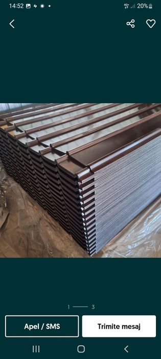 Ofertă tablă cutată groasă
