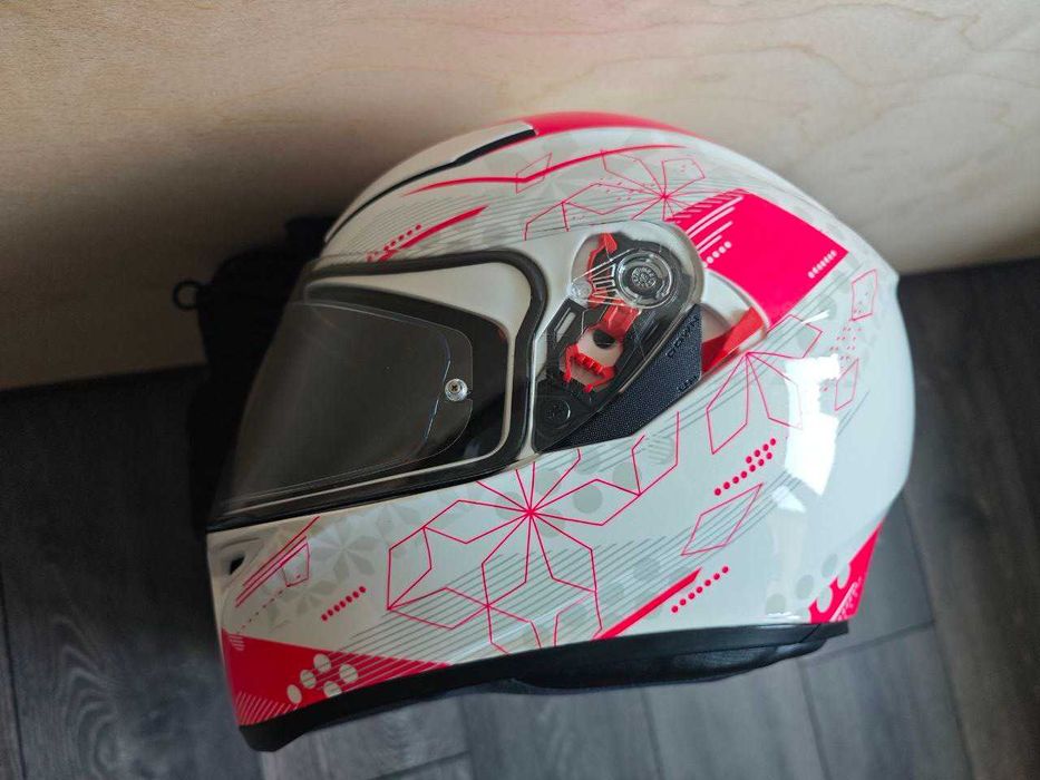 Каска AGV K-3 SV Izumi White/Pink – НОВА