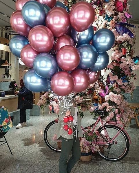 Шар учар воздушный гелиевый газовые (Dastavka yandex) Ofarmleniya