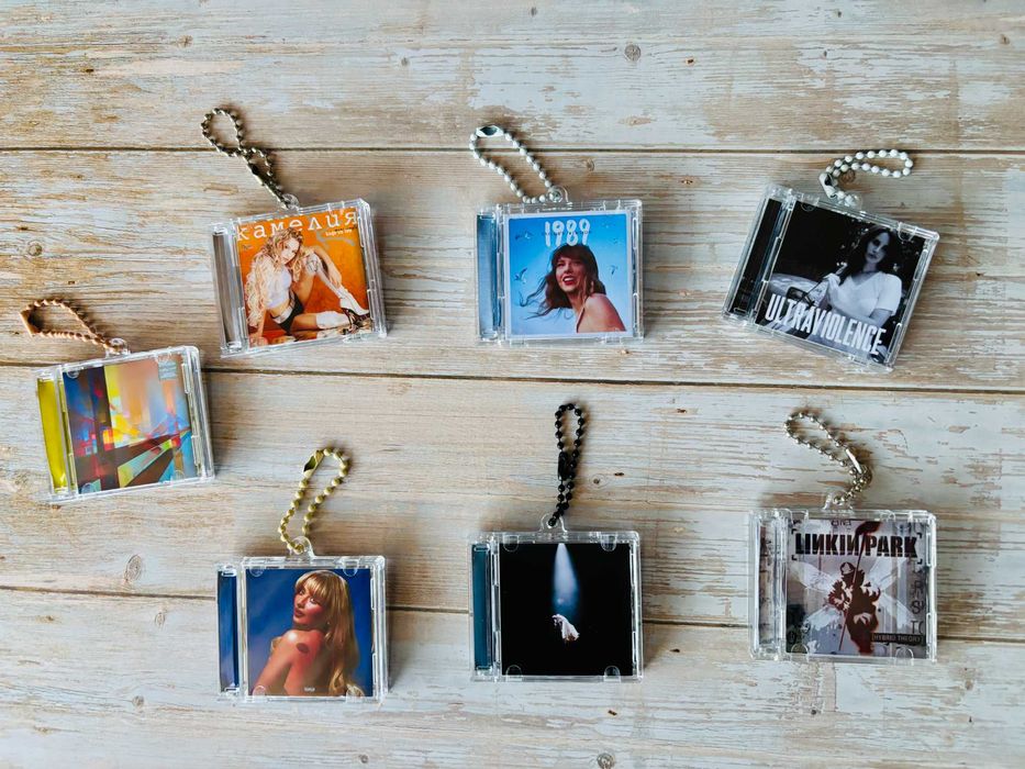 Мини CD - персонализиран ключодържател