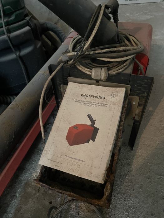 Пелетна горелка GP32 и шнек - Ерато