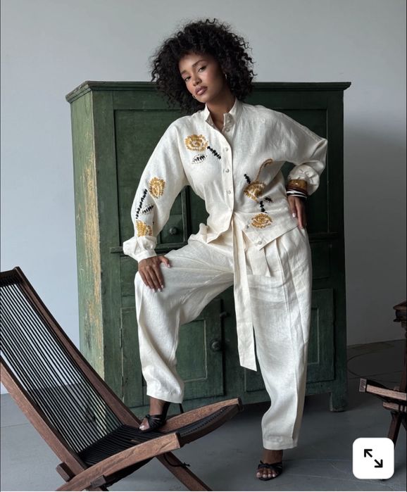 Amira linen set - сет от две части ZOE