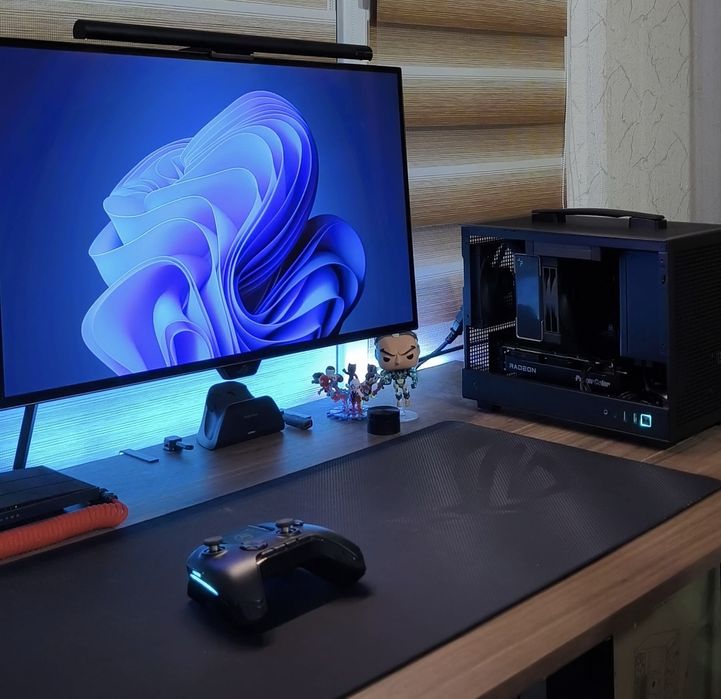 Mini-ITX Gaming PC като конзола | RX 9060 XT 16GB